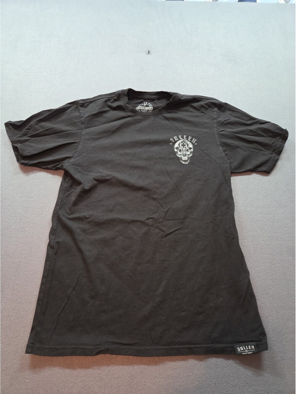 men's black t-shirt by Sullen Art Collection size M